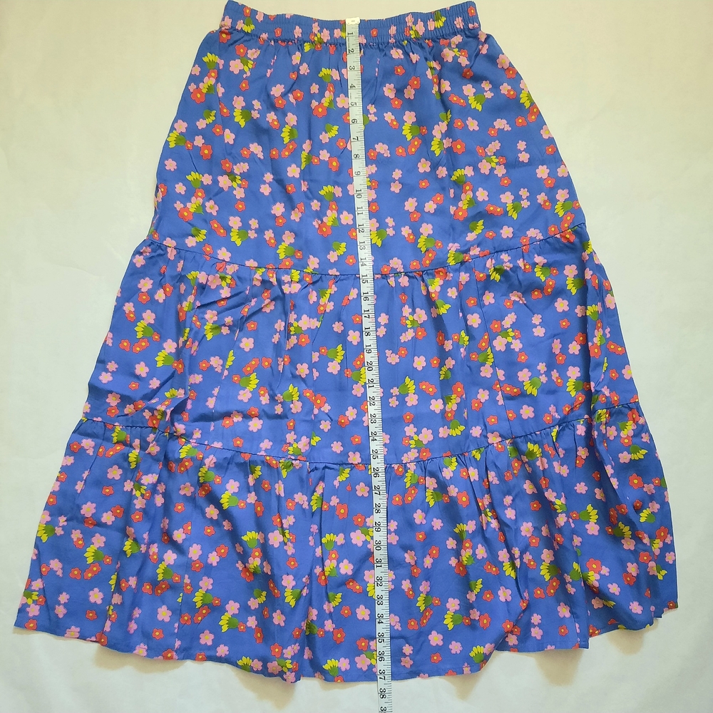NWOT Lucy & Yak Brie Maxi Tencel Skirt in Clover Print - Size M - Picture 4 of 11